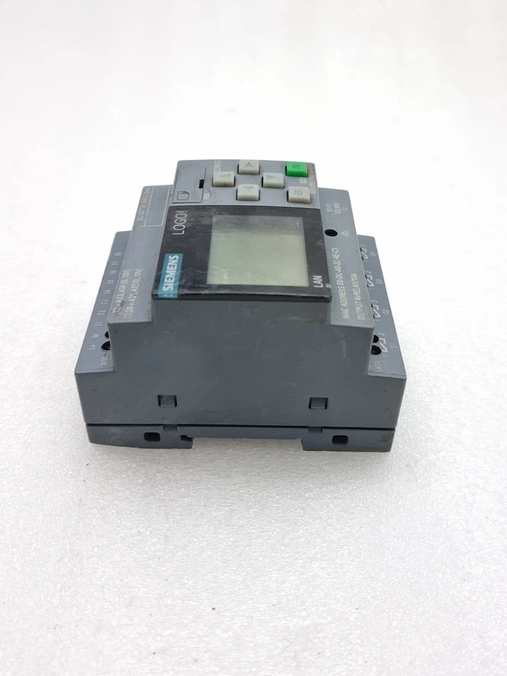 Siemens 6ED1052-1MD08-0BA0 Logo Plc BM12/24RCE 12/24Vdc Tested Working